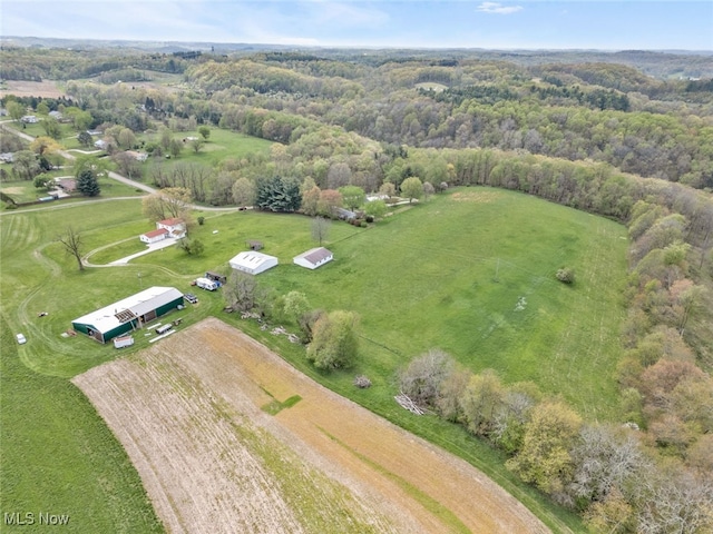 1250 Alamo Rd SE, Carrollton, OH 44615 - bird's eye view featuring a rural view