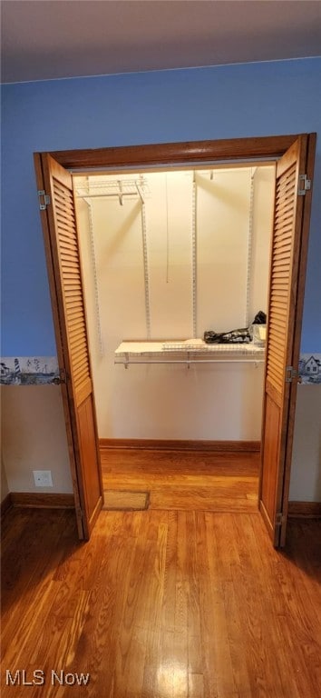 view of closet