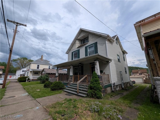 1510 Chester Ave, Wellsville, OH 43968 - view of front of home with covered porch