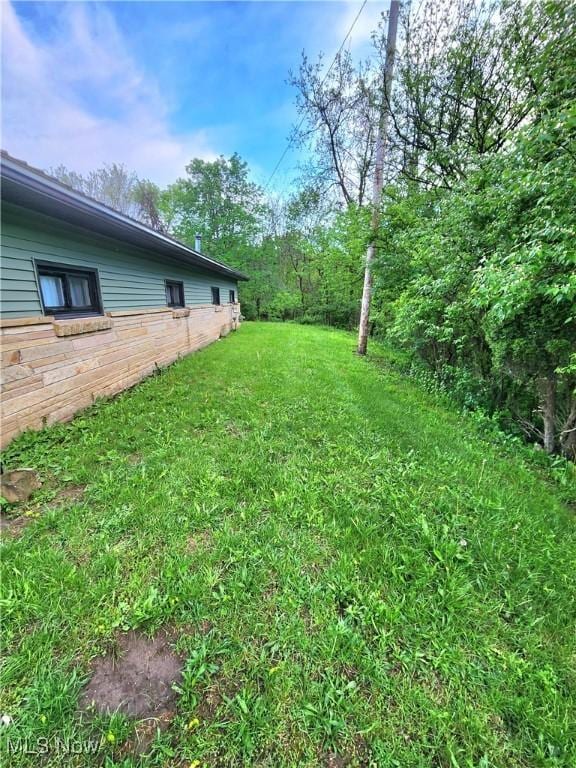 view of yard