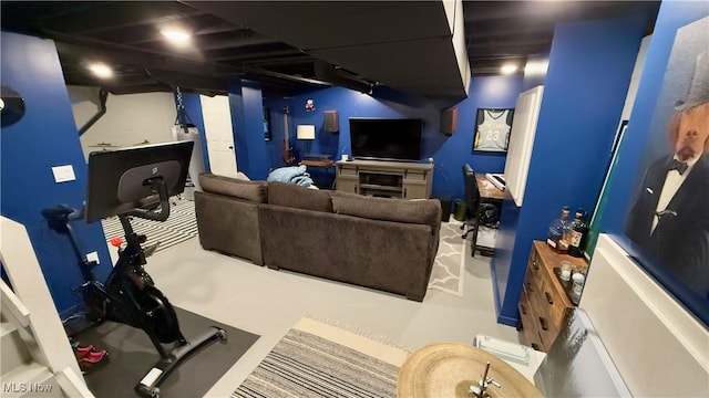 view of living area