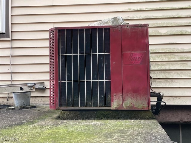 exterior details featuring central air condition unit