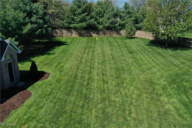 7966 Meadowbrooke Trl, Poland, OH 44514 - view of yard with a fenced backyard