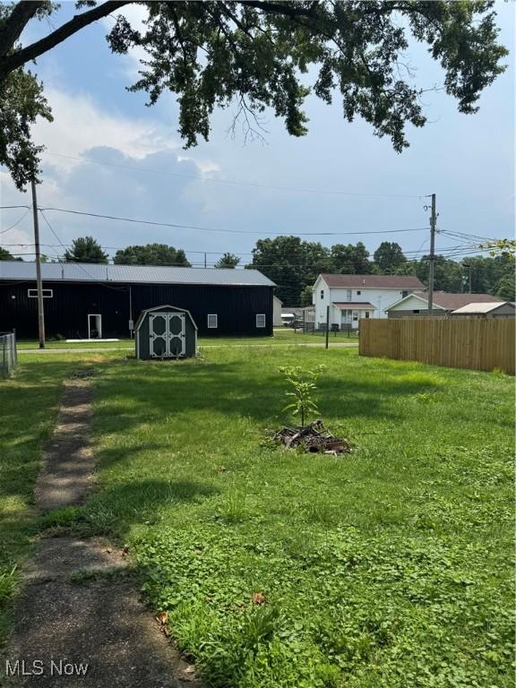 722 John St, Coshocton, OH 43812 - view of yard with an outbuilding