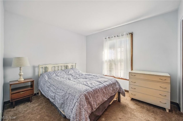 bedroom featuring carpet flooring