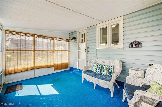 sunroom / solarium with visible vents