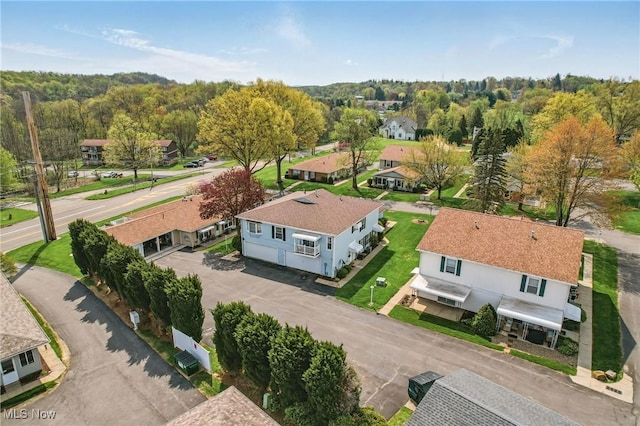 birds eye view of property featuring a residential view
