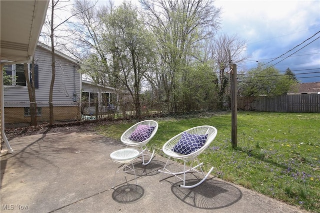 6544 Nancy Dr, North Olmsted, OH 44070 - view of yard featuring a patio and a fenced backyard