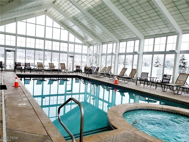 view of pool