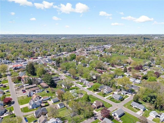 birds eye view of property featuring a residential view