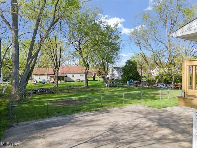 view of patio / terrace with fence