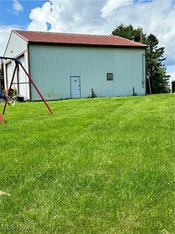 11149 Rankin Rd, Glenford, OH 43739 - view of pole building featuring a lawn