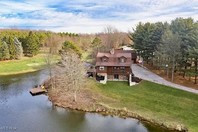 165 Township Rd Unit 1461, Greenwich, OH 44805 - aerial view with a water view
