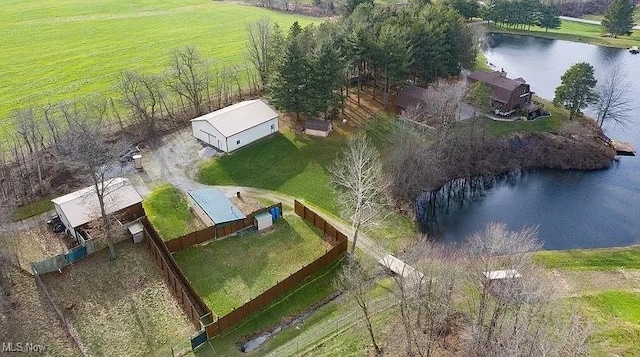 165 Township Rd Unit 1461, Greenwich, OH 44805 - birds eye view of property featuring a water view and a rural view