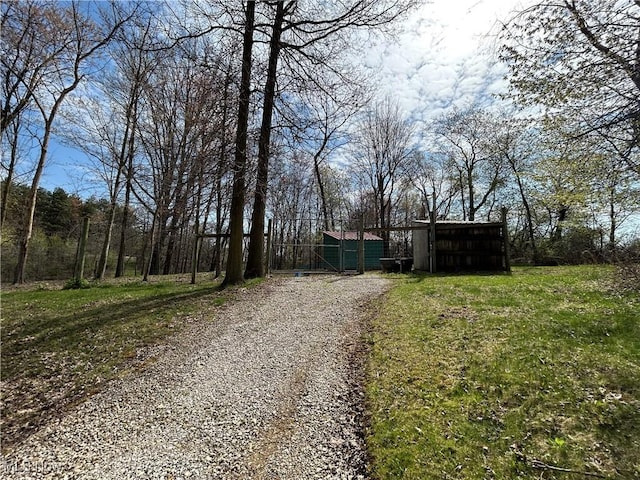 165 Township Rd Unit 1461, Greenwich, OH 44805 - view of street featuring an outbuilding and driveway