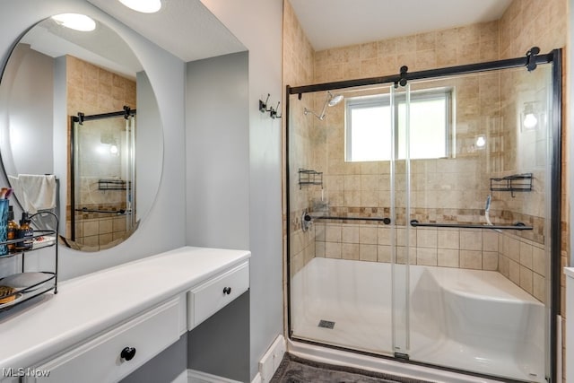396 2nd St NE, Carrollton, OH 44615 - full bathroom featuring a shower stall