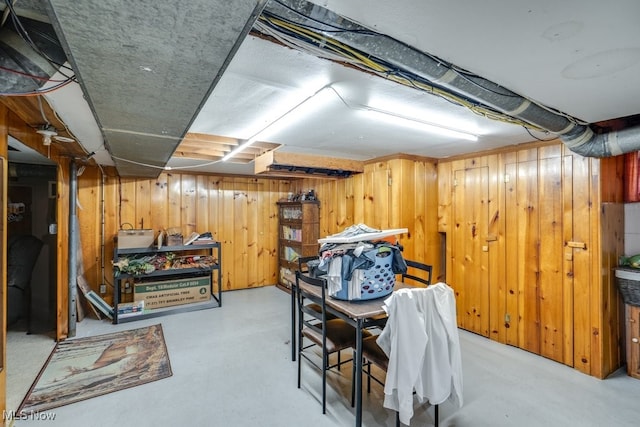 396 2nd St NE, Carrollton, OH 44615 - finished below grade area with wood walls