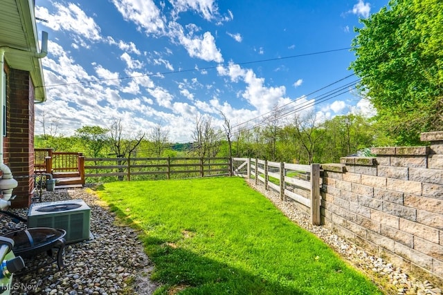 396 2nd St NE, Carrollton, OH 44615 - view of yard with cooling unit