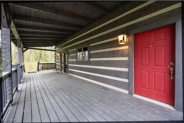 6570 State Route 339, Vincent, OH 45784 - view of wooden deck