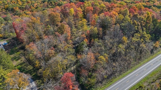 6570 State Route 339, Vincent, OH 45784 - drone / aerial view with a wooded view