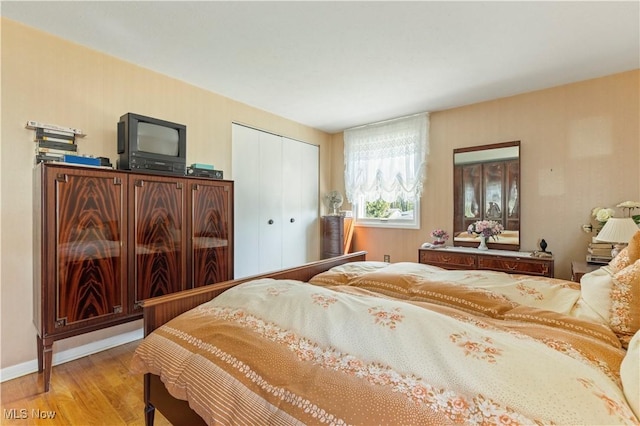 8295 Mentorwood Dr, Mentor, OH 44060 - bedroom featuring wood finished floors and a closet