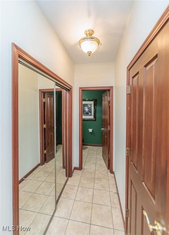 3286 Marks Rd, Medina, OH 44256 - corridor with light tile patterned floors and baseboards