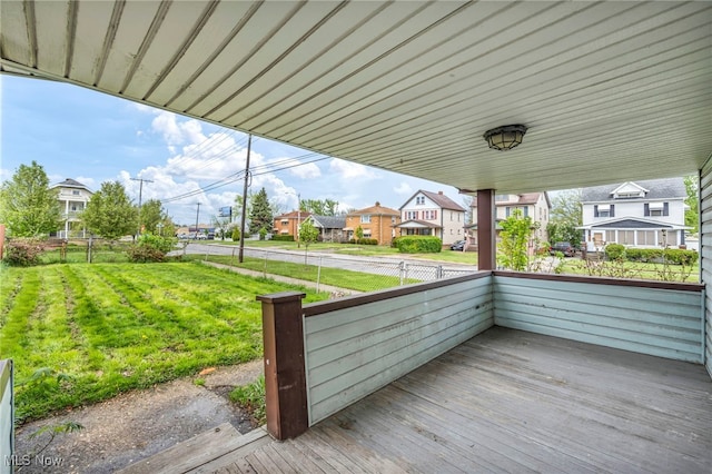 5403 Merkle Ave, Parma, OH 44129 - deck featuring a residential view
