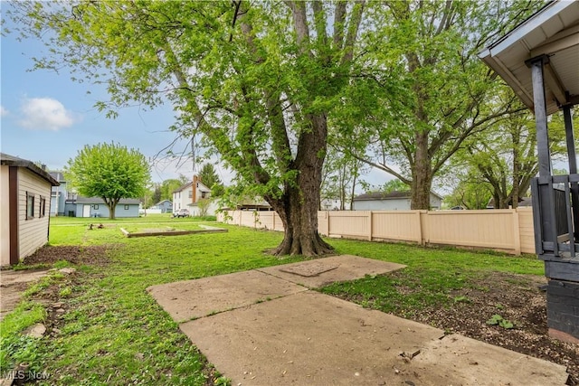 view of yard