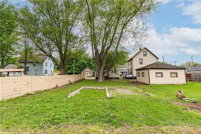 view of yard