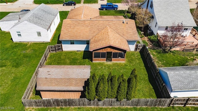 312 58th St, Vienna, WV 26105 - aerial view of property and surrounding area