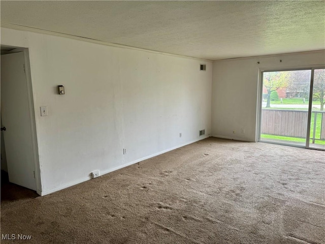 21841 River Oaks Dr Unit B4, Rocky River, OH 44116 - unfurnished room with carpet floors, a textured ceiling, and baseboards