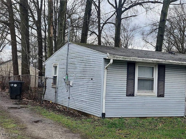 view of property exterior