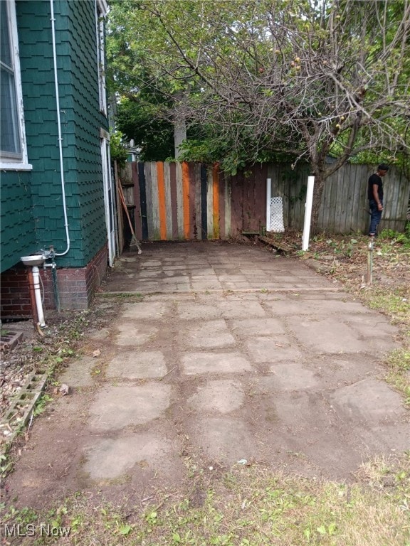 view of patio / terrace with fence