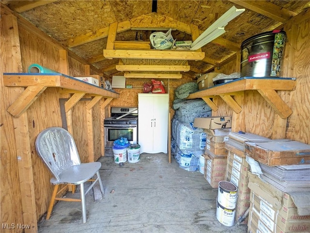 view of storage