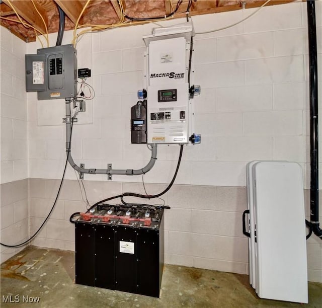 utilities with electric panel