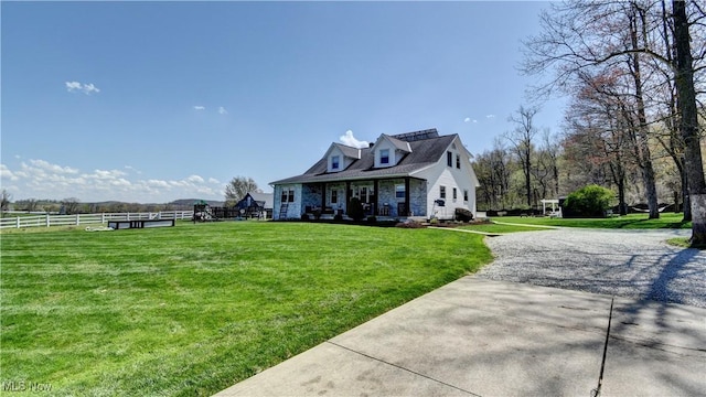 view of side of property