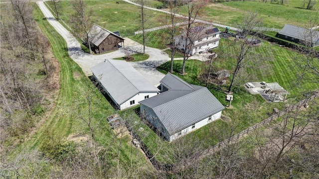 view from above of property