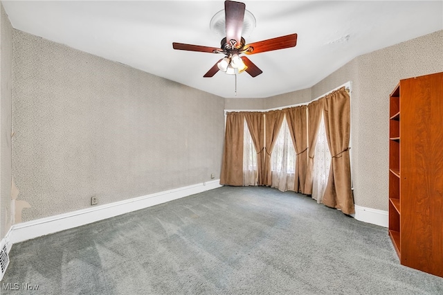 26561 Butternut Ridge Rd, North Olmsted, OH 44070 - carpeted empty room with a ceiling fan and baseboards