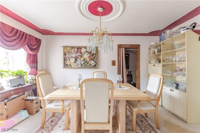 73 Hemlock Ln, Weirton, WV 26062 - dining room featuring a chandelier