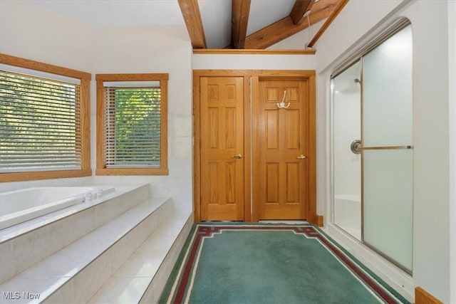 70 Northlake Ct, Vincent, OH 45784 - full bath with a shower stall and a garden tub