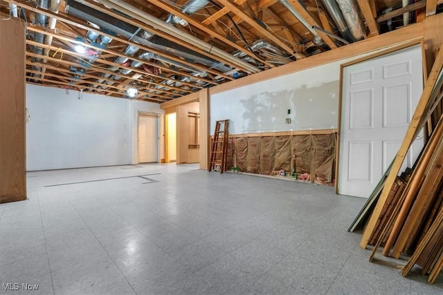 70 Northlake Ct, Vincent, OH 45784 - below grade area with tile patterned floors