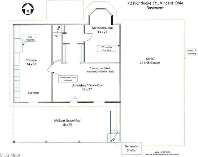 70 Northlake Ct, Vincent, OH 45784 - room layout