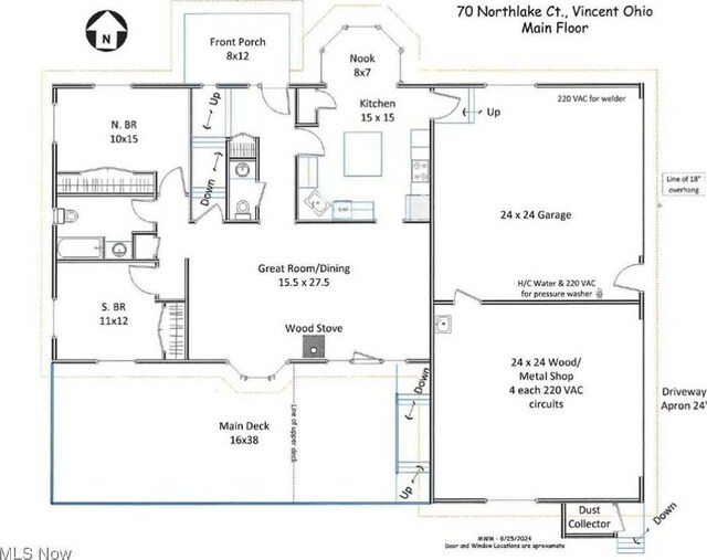70 Northlake Ct, Vincent, OH 45784 - property floor plan