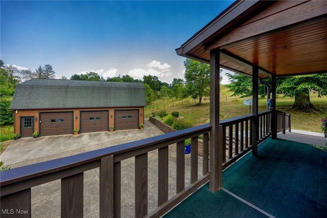 55901 Deep Run Rd, Martins Ferry, OH 43935 - view of balcony