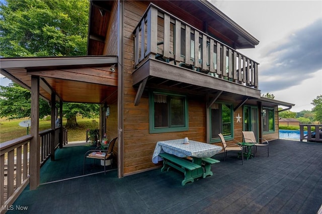 55901 Deep Run Rd, Martins Ferry, OH 43935 - view of patio with an outdoor pool