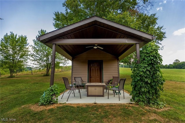 55901 Deep Run Rd, Martins Ferry, OH 43935 - view of outbuilding featuring an outdoor fire pit
