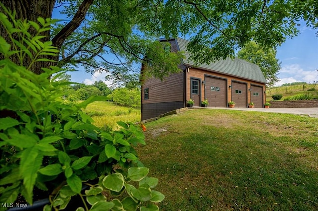 55901 Deep Run Rd, Martins Ferry, OH 43935 - view of outdoor structure with concrete driveway