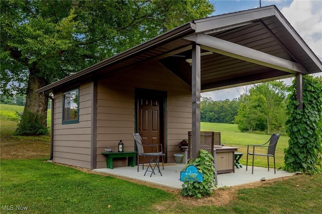 55901 Deep Run Rd, Martins Ferry, OH 43935 - view of outbuilding featuring an outbuilding