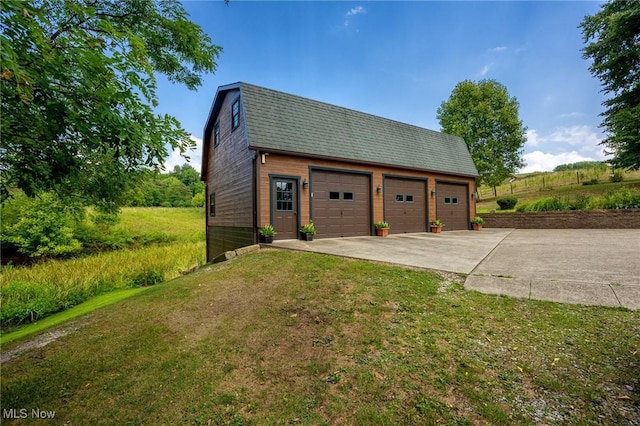 55901 Deep Run Rd, Martins Ferry, OH 43935 - view of detached garage