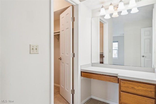 1328 Cedarwood Dr Unit A3, Westlake, OH 44145 - bathroom with baseboards and vanity